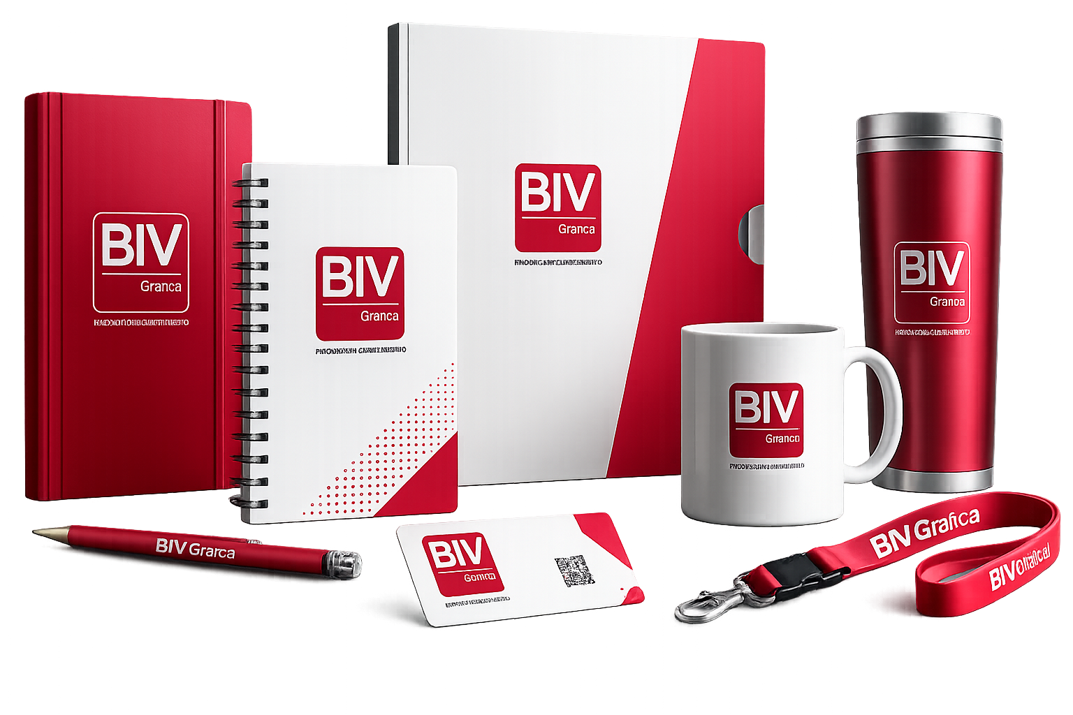 Productos de impresión corporativa y merchandising - cuadernos, carpetas y artículos personalizados BIV Gráfica Santiago