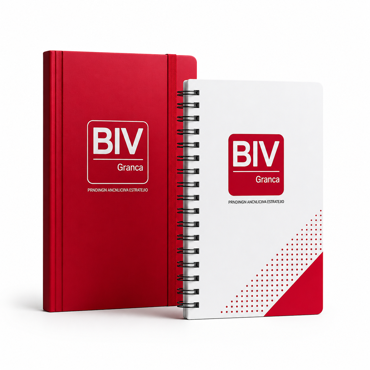 Cuadernos corporativos personalizados con logo de empresa - BIV Gráfica Santiago
